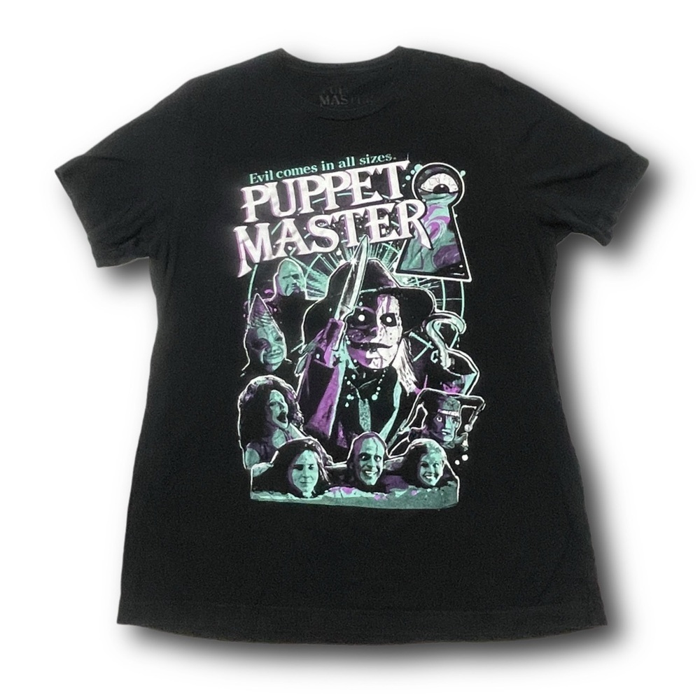 Puppet Master 1989 Horror Movie Graphic T-Shirt - size Large